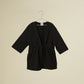 Cardigan nero felpato
