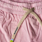 Shorts rosa a righe