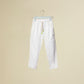 Pantalone bianco in tessuto parachute