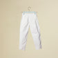 Pantalone bianco in tessuto parachute