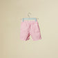 Shorts rosa a righe