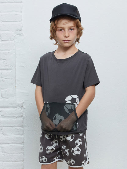 Costume boxer con palloni da calcio