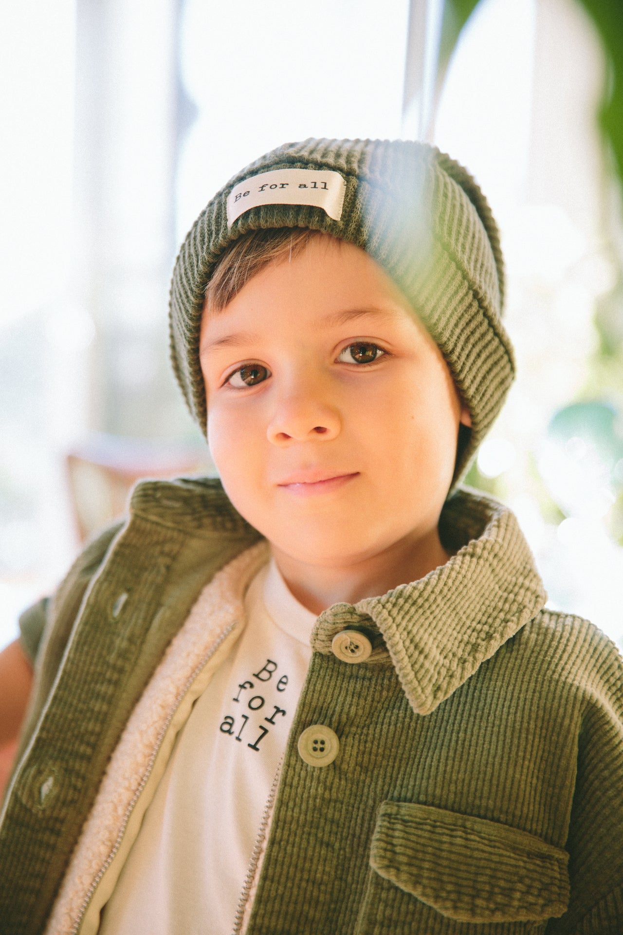 Cappellino in tessuto cannetté verdone