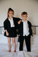 Gonna corta in tessuto gabardine nero